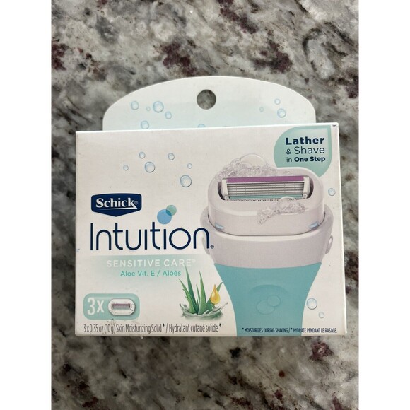 Schick 04068 Intuition Sensitive Skin  Refills with Vitamin E and Aloe Vera - Picture 1 of 6